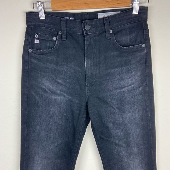 AG ‘Alexxis Boot’ High-Rise Vintage Bootcut Jeans - Black - Picture 4 of 8